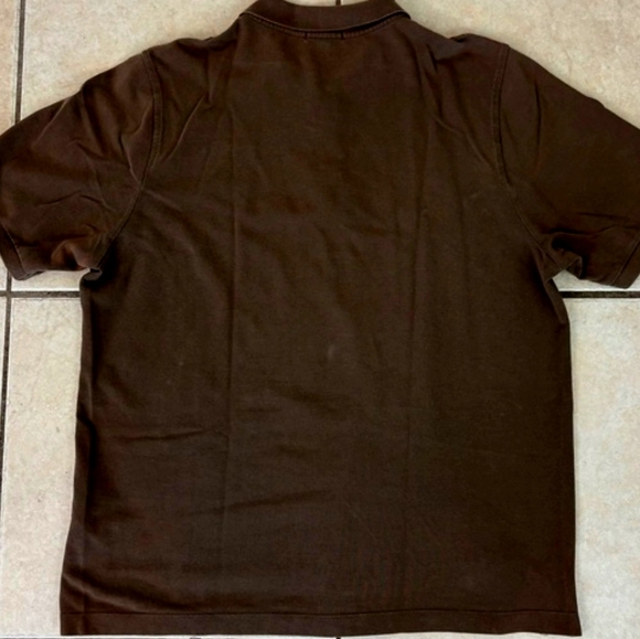 Burberry London Men's X L Brown Polo Shirt with Check Detail - Picture 4 of 6